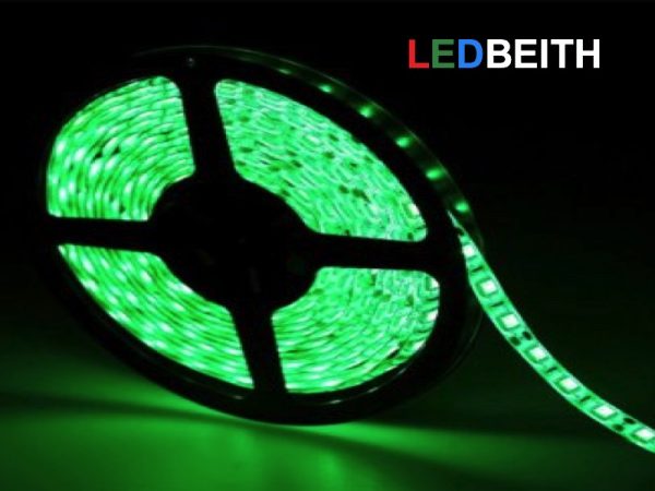 [LBI5050G278] SMD5050 LED Strip, DC12V, 5m (60 Led / m) - IP65, Green