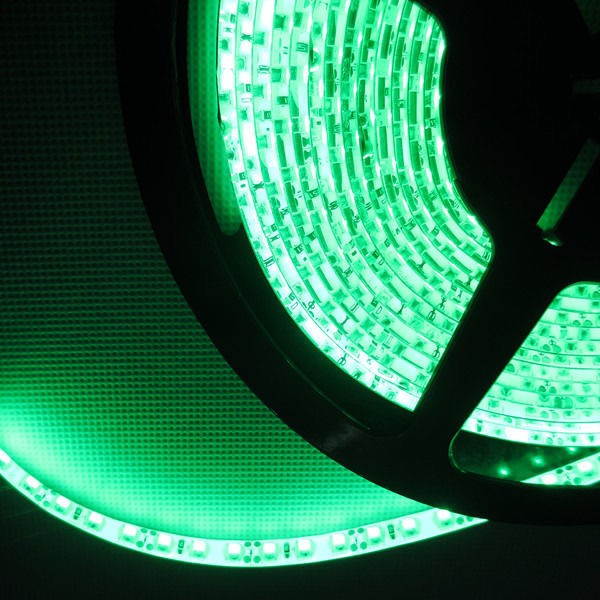 [LBI600G0050] 600 LED strip SMD3528, IP65 5mts Green