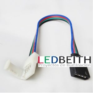 [SLED7520B0088] Direct connection cable from RGB LED strips (4 Pin) 10mm to controller
