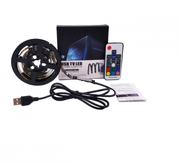 [LBKITRGB2MT5M] 2 Meter 5050 RGB LED Strip Waterproof USB 5V LED Strip TV Backlight