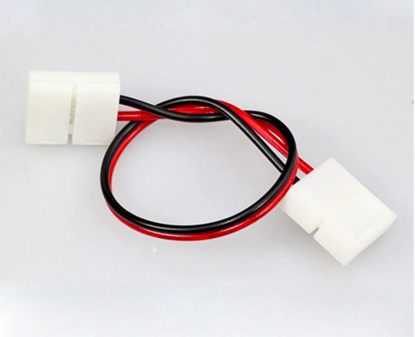[SLB-LA-001] 2 Clips direct connection cable, for single color strip (2 Pin) 8 mm