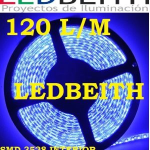 [LB120B011IP33] 600 LED strip SMD3528, 5M, IP33, Blue