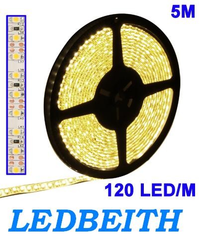 [LB120WW0059] 600 LED Strip, SMD3528, IP33, 5M, Warm White