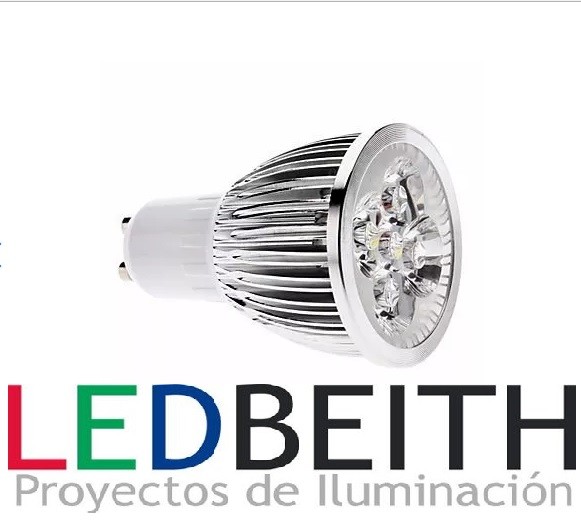 [lb4x1wGU100062] Dichroic LED spotlight GU10 SMD, 4W, Cool white