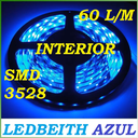 [LB60B0027] SMD3528- 12V LED Strip - 60L / M - Blue